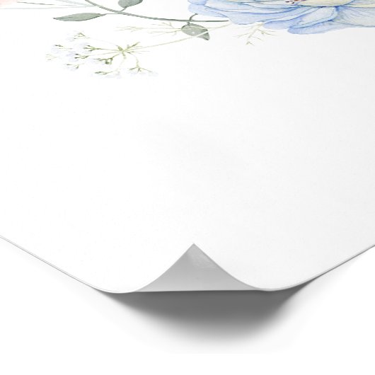 エレガントフローラフレームの最初のコミュニティへようこそ ポスター (角)