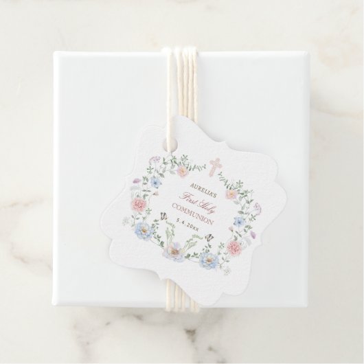 エレガントフローラフレームの最初の通信 フェイバータグ (インサイチュ)