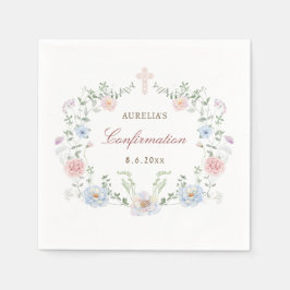 エレガントフローラフレームの確認 スタンダードカクテルナプキン