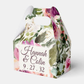 エレガントフローラフレームピンク赤面パープルピーチ名 フェイバーボックス (裏面サイド)