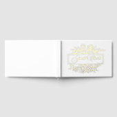 エレガントフローラフレーム書跡スクリプト ゲストブック (全面)