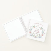 エレガントフローラフレーム第1コミュニオンゲストブック ノートブック (内部)