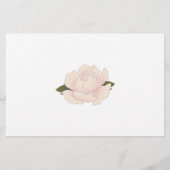 エレガントフローラブライダルアドバイス及びウィッシュズカード 便箋 (裏面)