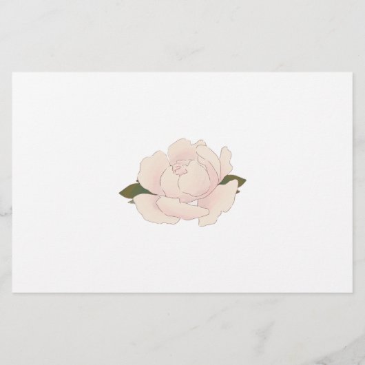 エレガントフローラブライダルアドバイス及びウィッシュズカード 便箋 (裏面)