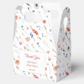 エレガントフローラブライダルシャワーありがとう フェイバーボックス (オープン)