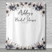 エレガントフローラブライダルシャワーの背景 タペストリー