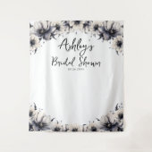 エレガントフローラブライダルシャワーの背景 タペストリー (正面)