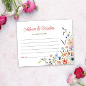 エレガントフローラブライダルシャワーアドバイスとウィッシュ