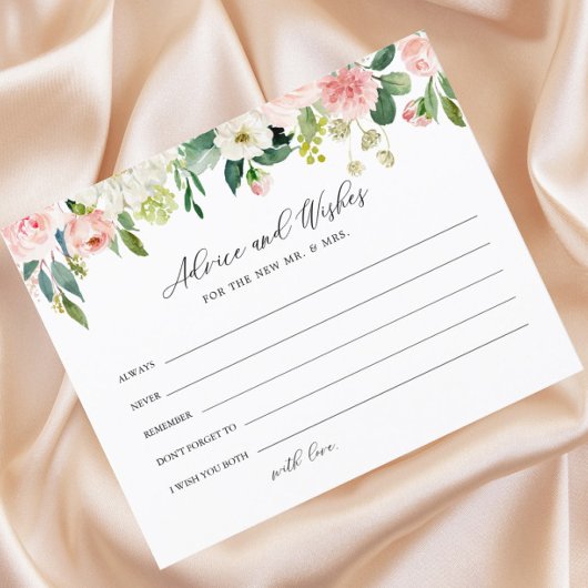 エレガントフローラブライダルシャワーアドバイスと願い