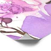 エレガントフローラブライダルシャワーポスター ポスター (角)