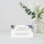 エレガントフローラブライダルシャワーレシピエンクロージャカード エンクロージャーカード (スタンド正面)