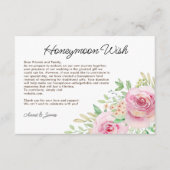 エレガントフローラブライダルシャワー エンクロージャーカード (正面)
