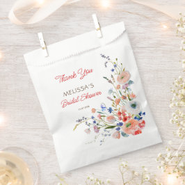 エレガントフローラブライダルシャワー フェイバーバッグ