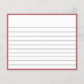 エレガントフローラブライダルシャワー | レシピカード (裏面)