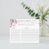 エレガントフローラブライダルシャワー | レシピカード (スタンド正面)