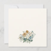 エレガントフローラブライダルシャワー 招待状 (裏面)