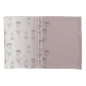 エレガントフローラブラシバラ 枕カバー (正面)