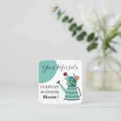 エレガントフローラブルービジネス 紹介カード (スタンド正面)