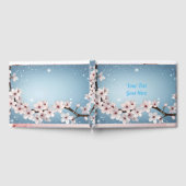 エレガントフローラブロッサム結婚式招待状デザイン ゲストブック (全面)