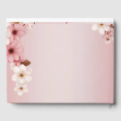 エレガントフローラブロッサム結婚式招待状デザイン ゲストブック (裏面)