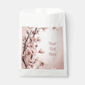 エレガントフローラブロッサム結婚式招待状デザイン フェイバーバッグ (正面)