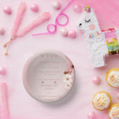 エレガントフローラブロッサム結婚式招待状デザイン ペーパーボウル (パーティー)