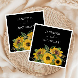 エレガントフローラブ結婚ラック スタンダードカクテルナプキン