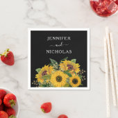 エレガントフローラブ結婚ラック スタンダードカクテルナプキン (インサイチュ)