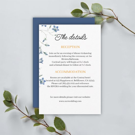 エレガントフローラブ結婚ルー詳細 エンクロージャーカード