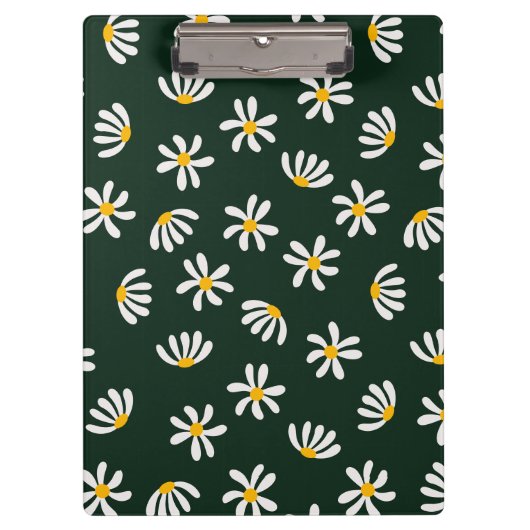 エレガントフローラプリント | ボタニカルウォールアート | 自然 クリップボード (正面)