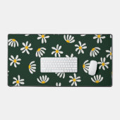 エレガントフローラプリント | ボタニカルウォールアート | 自然 デスクマット (キーボード&マウス)