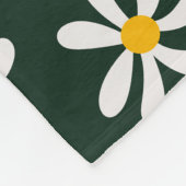 エレガントフローラプリント | ボタニカルウォールアート | 自然 フリースブランケット (角)