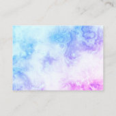 エレガントフローラプロフェッショナルバスジンカード 名刺 (裏面)