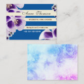 エレガントフローラプロフェッショナルバスジンカード 名刺 (正面/裏面)