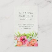 エレガントフローラプロフェッショナル名刺 名刺 (裏面)