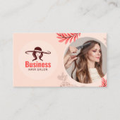 エレガントフローラヘアサロン美容師メイクアップアート ロイヤリティカード (正面)