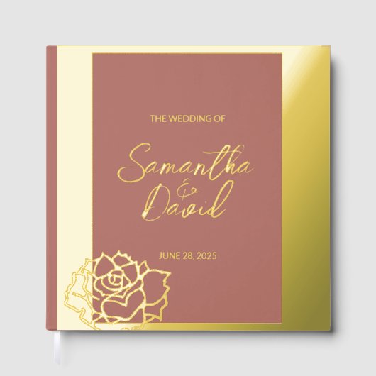 エレガントフローラホイ結婚ルのゲストブック ゲストブック (正面)