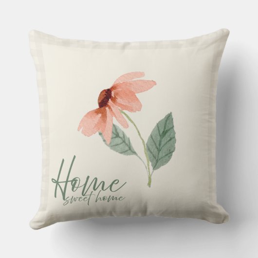 エレガントフローラホームアウトドア装飾用クッション クッション (裏面)