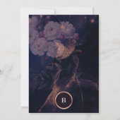 エレガントフローラボクラシックホファンタジーゴールデンサークル 招待状 (裏面)