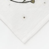 エレガントフローラボーフリースブランケット フリースブランケット (角)