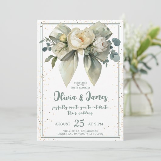 エレガントフローラボ結婚ウ 招待状 (スタンド正面)