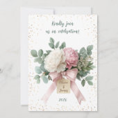 エレガントフローラボ結婚ウ 招待状 (裏面)