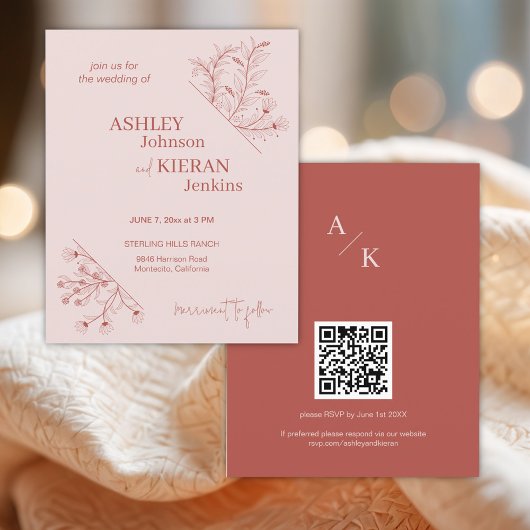 エレガントフローラボ結婚ホ予算招待状 チラシ