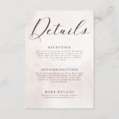 エレガントフローラボ結婚ホ詳細 エンクロージャーカード (正面)