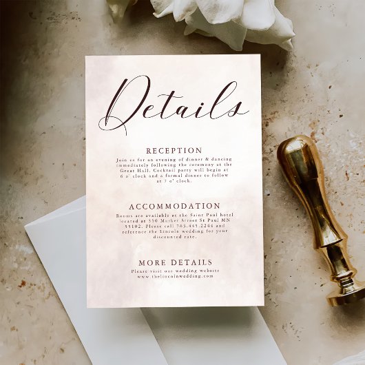 エレガントフローラボ結婚ホ詳細 エンクロージャーカード