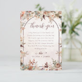 エレガントフローラボ結婚ホ サンキューカード (スタンド正面)