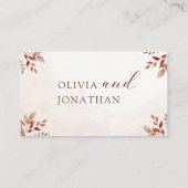 エレガントフローラボ結婚ホ プレイスカード (裏面)