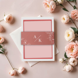 エレガントフローラボ結婚ホ 招待状ベリーバンド