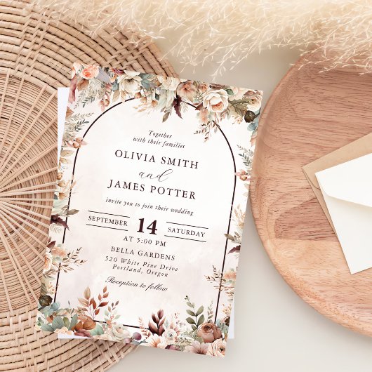 エレガントフローラボ結婚ホ 招待状