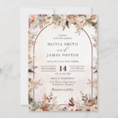 エレガントフローラボ結婚ホ 招待状 (正面)